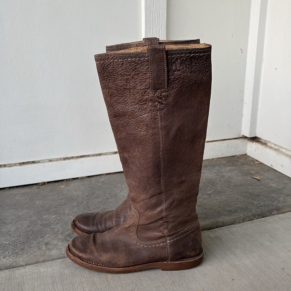 Frye Celia x Stitch Tall Riding Boots  Size 6 - Picture 9 of 9